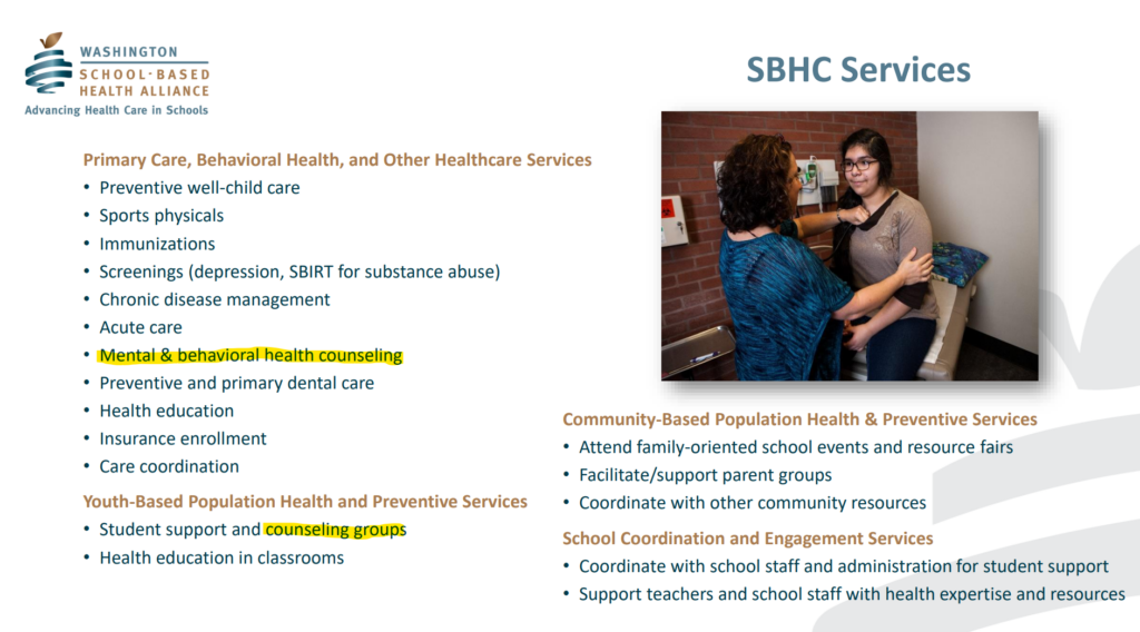 SBHC services